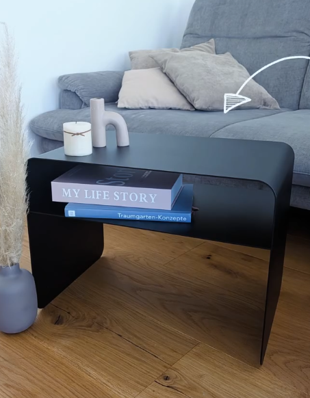 COSMO Beistelltisch beim Kunden im Wohnzimmer