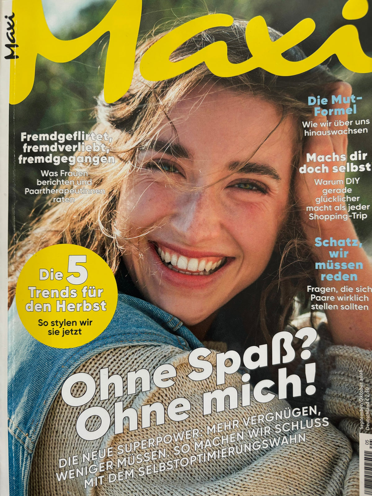 Titelbild vom Maxi Magazin