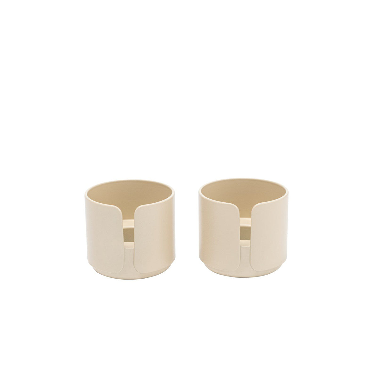 BIG HUG 3-in-1-Kerzenhalter und Eierbecher aus schwarzem Metall im 2er-Set