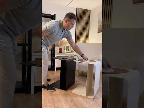 Youtube Video COSMO Beistelltisch in Beige und Schwarz